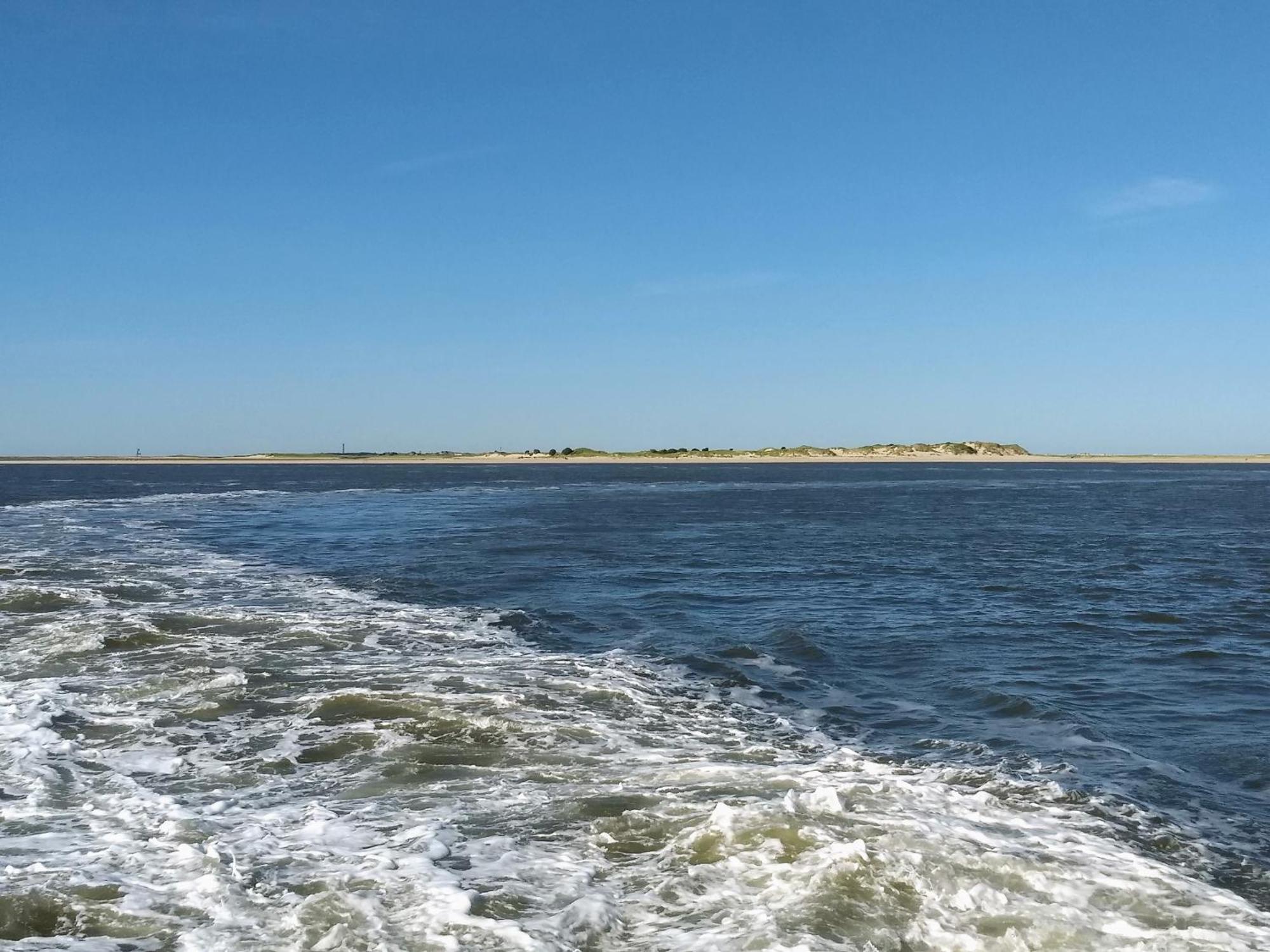 Drei-Insel-Blick Neßmersiel Exterior foto